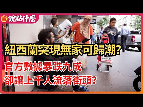 驚！官方數據暴跌九成，卻讓上千人流落街頭？紐西蘭突現「無家可歸潮」？｜說點什麼