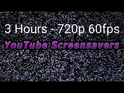 Authentic CRT Television Static - HD Screensaver - 3 Hours