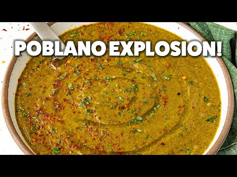 TOO MANY Poblanos? The ULTIMATE Soup for Poblano Lovers!