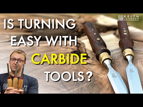 Learning to turn with carbide tools.