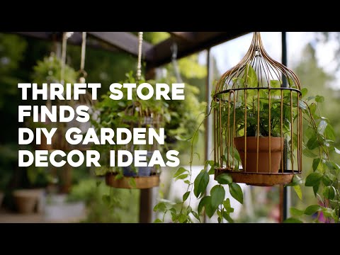 🌼✨ Decorate Your Garden With Thrift Store Finds! Budget-friendly DIY  Upcycled Garden Decor Ideas