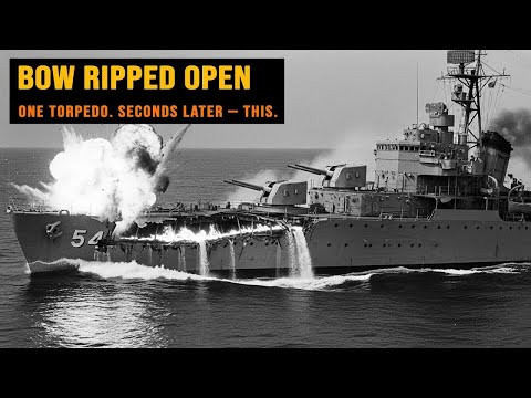 The Fatal Bow Weakness That Let One Torpedo Rip Amatsukaze Open in Seconds
