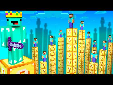 I Trapped 100 Players with LUCKY BLOCKS...