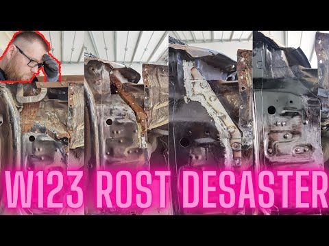 W123 Rost Desaster, Scharniertasche schweißen