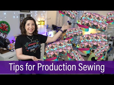 How to Production Sew and Build Inventory for Craft Fairs and More!