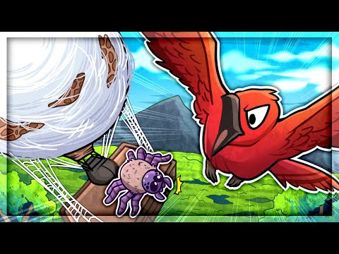 I Became A Totally Accurate Spider And BUILT An AIRSHIP in Webbed