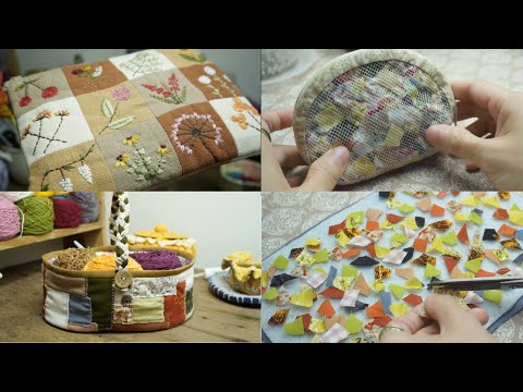 3 Patchwork Ideas from Fabric Scraps for Beginners