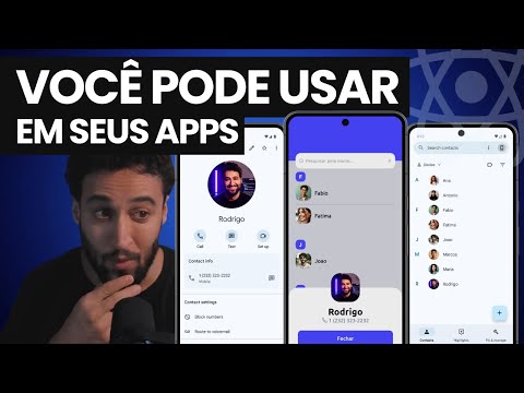 CRIANDO UM APP DO ZERO que acessa os contatos do dispositivo com React Native