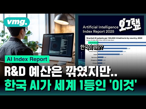 R&D 예산은 깎였지만... 한국 AI가 세계 1등인 '이것' / 오그랲 / 비디오머그