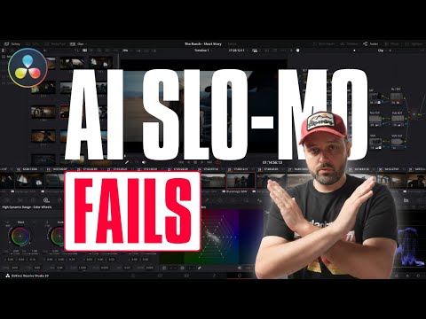 AI Slow Motion in DaVinci Resolve — Why I Don’t Use It on Paid Projects