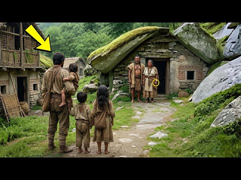 El padre viudo huyó con sus hijos a una aldea aislada — pero halló algo del pasado que lo cambió…