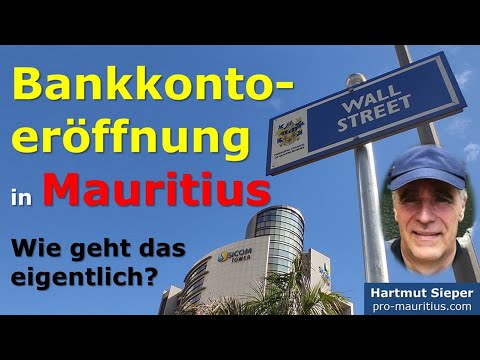 Ein Bankkonto eröffnen auf Mauritius