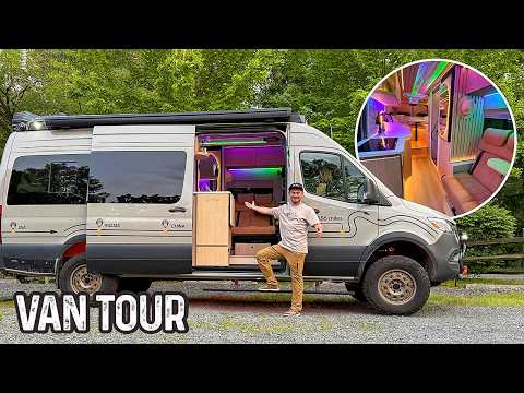 The ULTIMATE Expedition Vehicle: Inside a $350K High-Tech Mercedes Sprinter Van Conversion