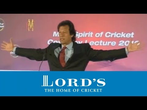 MCC Spirit of Cricket Cowdrey Lecture | Imran Khan