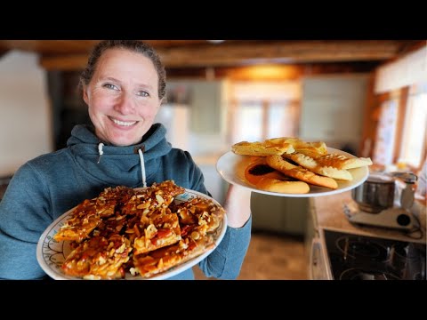 All My Holiday Baking Early (Day 1) | Shortbread, Almond Puff, Radio Cookies & Crazy Candy
