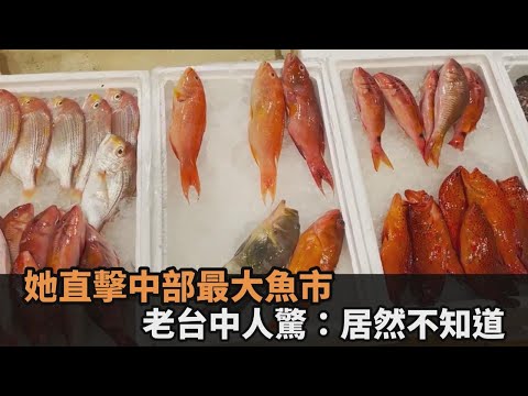 她直擊中部最大魚貨拍賣集中地　台中人驚：在地生活30年居然不知道－民視新聞