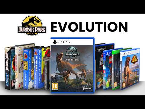 Evolution of Jurassic Park Games + Jurassic World Evolution 3 (1993-2025)