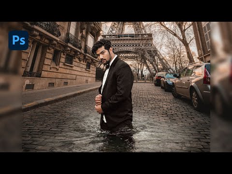Tuto Photoshop : Incruster un personnage dans un décor comme s'il sortait de l'eau !