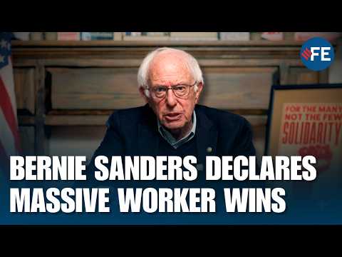 Sanders Declares Massive Wins for Working Class | Elections, AI Warning & Israel Debate