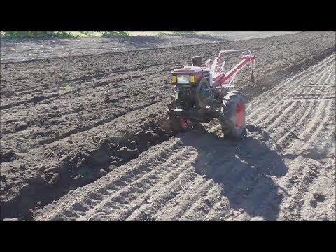 Вспашка земли тяжелым мотоблоком, ПРАВДА - как она есть!