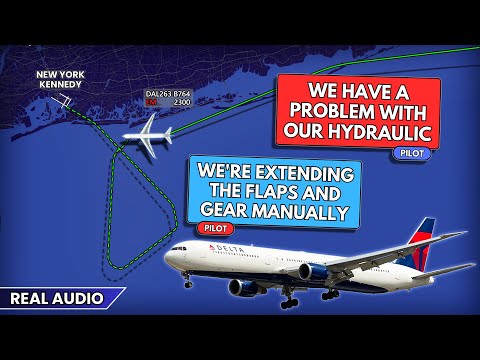“We have to do a lot more manually”. Delta pilots report hydraulic failure over Atlantic. Real ATC