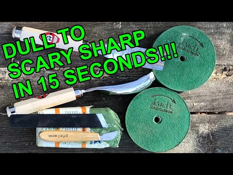The Best Carving Tool and Skiving Knife Sharpening System Ever! (not clickbait)