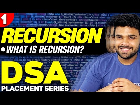 Ep1 - What is RECURSION? | DSA series | Codes provided in all the 3 languages.