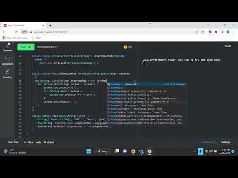 Java developer Interview: Coding Round
