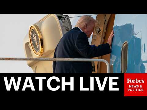 LIVE: President Trump Boards Air Force One For Corpus Christi, Texas