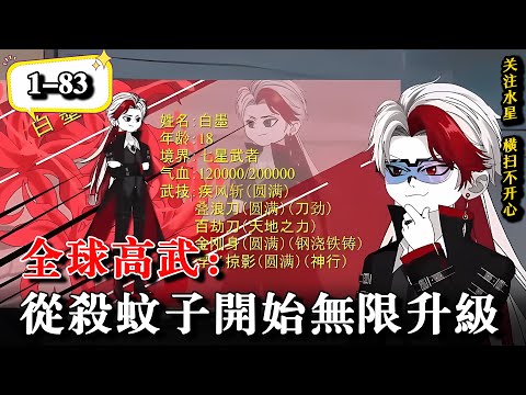 🔥穿越到靈氣復甦異世界,打怪無限疊加經驗...《全球高武:從殺蚊子開始無限升級》EP1-83 #沙雕動畫 #穿越 #水星漫改 #動漫 #沙雕动画 #系统 #热血 #打怪升级