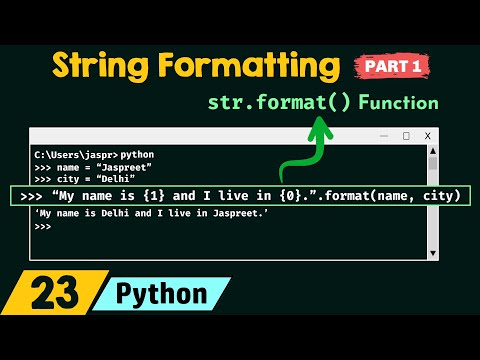 String Formatting in Python (Part 1)