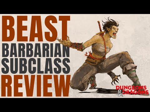 Beast Barbarian - D&D 5e Subclass Series
