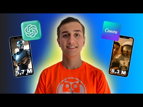 I created 100 videos in 10 minutes with ChatGPT and Canva (100% FREE and AUTOMATED)