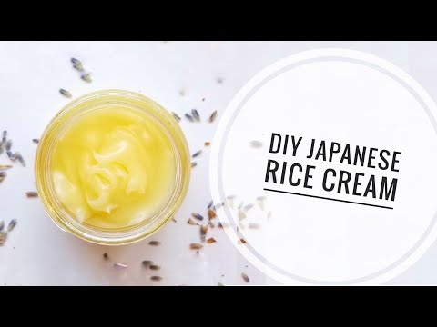 How to Make Face Cream at Home? __ Japanese Rice Cream For Face
