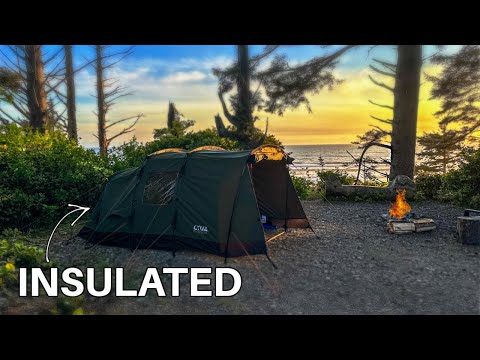 The BEST Campsite I Have Stayed At In My Crua Tri INSULATED Tent