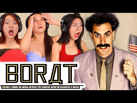 Foreign Girls React | Borat | First Time Watch