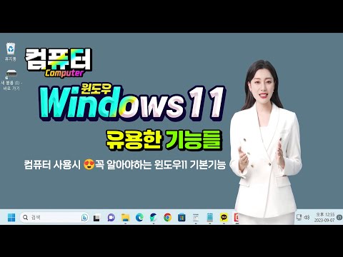 컴퓨터 사용시 😍 꼭 알아야하는 윈도우11 기본기능