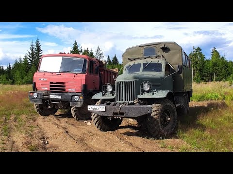 ZIL-157 vs. TATRA-815 6x6 Off-Road! Comparing Two Legends!