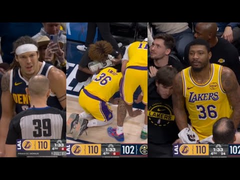 LEBRON CANT BELIEVE IT! Marcus Smart FAKED A CRIME SCENE as Aaron Gordon kicked him.....