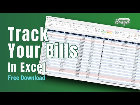 Create a Bill Payment Tracker in Excel – Free Download Inside!