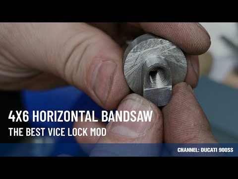 The Best Vice Lock Mod - 4x6 Bandsaw - Rob's Garage