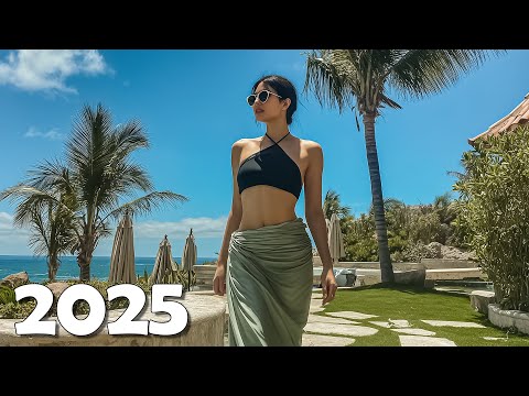🌴 Tropical Summer Vibes 2025 | Chill Deep House Mix 🍸 | Ocean Sounds | Deep House Pulse
