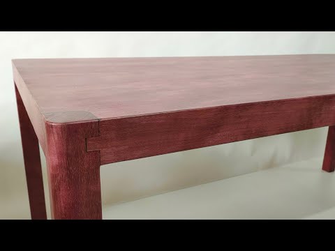 Purple Heart Torsion box table