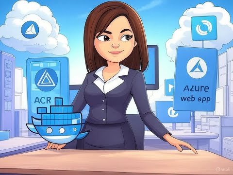 Deploy Docker to Azure Web App using ACR + DevOps + Azure pipeline + Service connection #azure #ado
