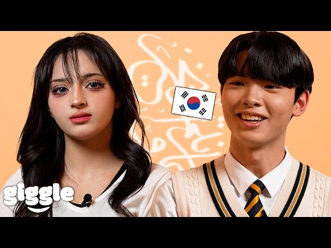 Korean Teens meet Arab Teen Girl For the First Time!