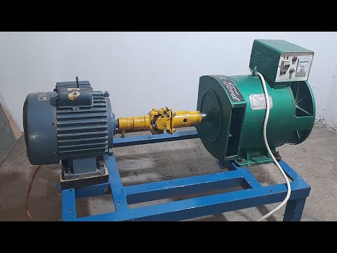12 KW Electricity Generator 220v With Alternator And 3 HP Motor Free Electricity Generator