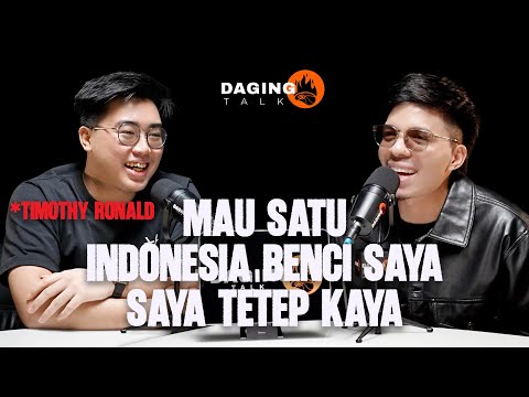 TIMOTHY RONALD : SEBELUM TERKENAL, SAYA UDAH KAYA DARI DULU.