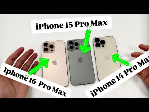iPhone 14 Pro Max vs 15 Pro Max vs 16 Pro Max обзор и сравнение трёх флагманов