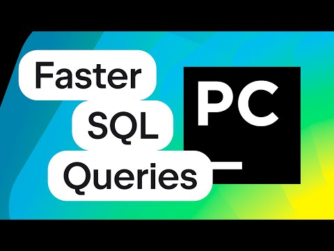 Faster SQL Queries in PyCharm
