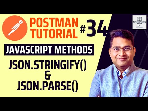 Postman Tutorial #34 - JavaScript JSON.stringify() and JSON.parse()